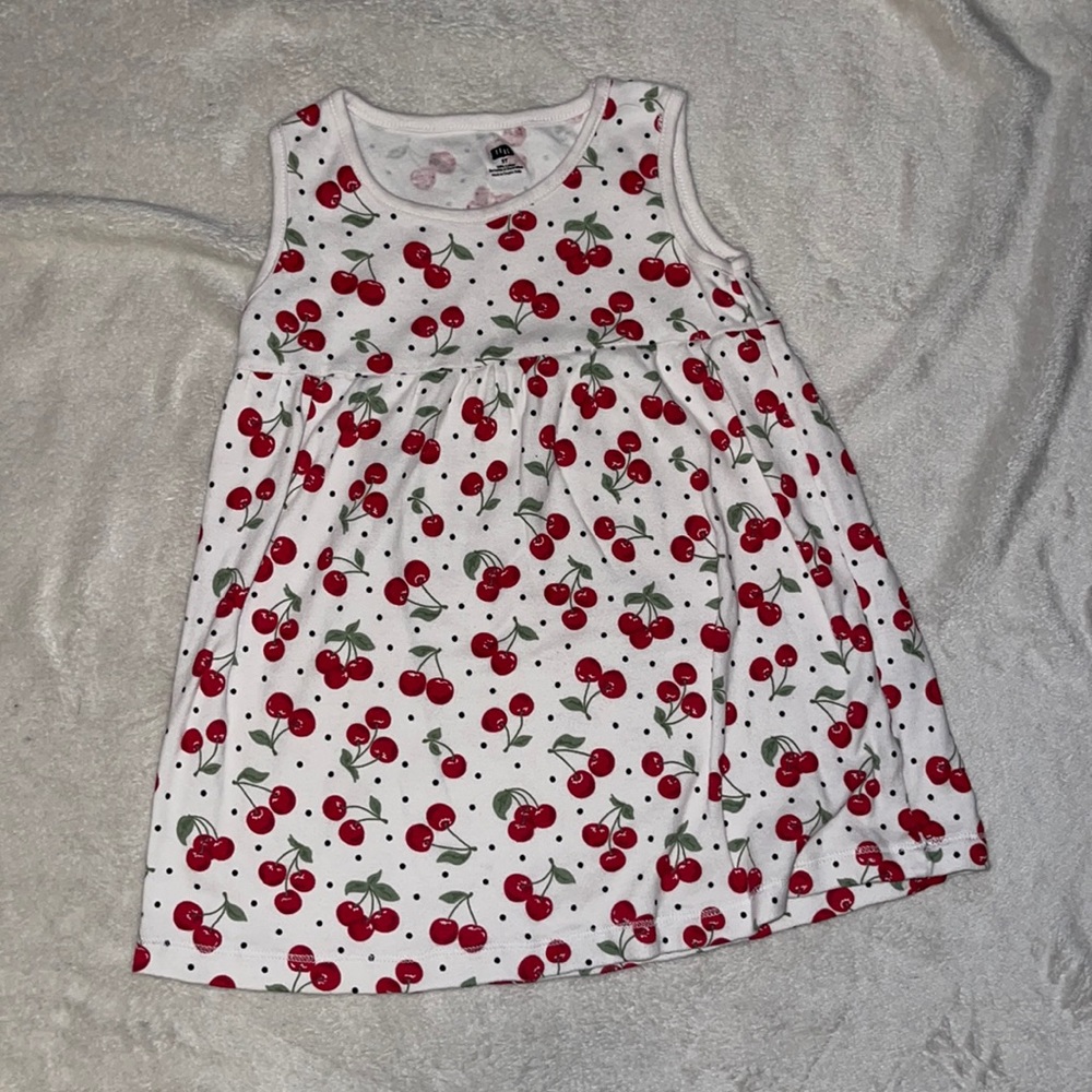 Cherry toddler dress
